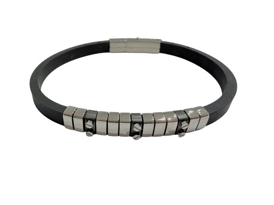 Bracciale Domar Uomo Bracciale acciaio in Acciaio BR 6120 - BR 6120